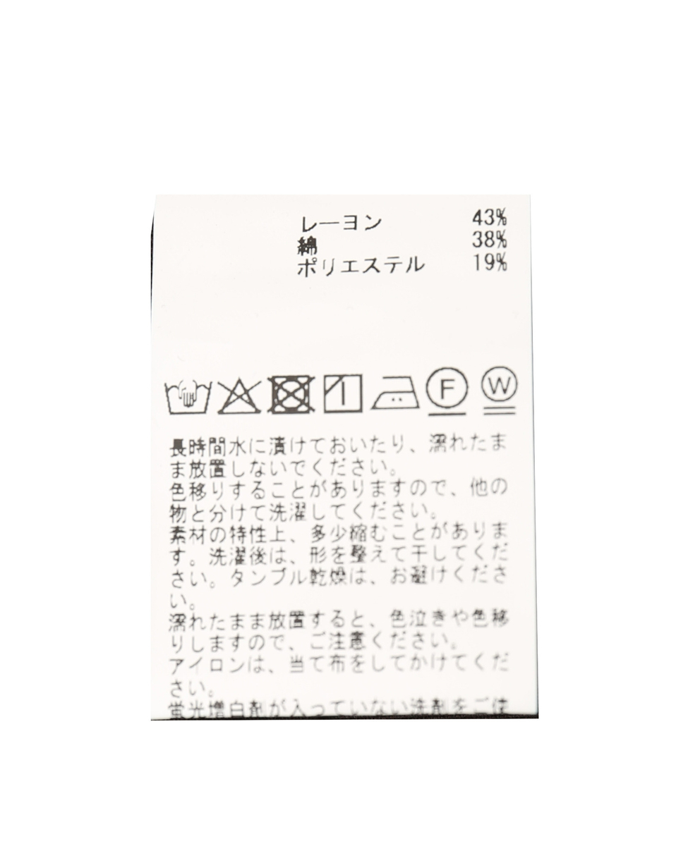 ヘンリーネックカットブラウス 詳細画像 ダークブラウン 29