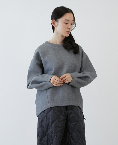 ワイドスリーブカットプルオーバー 詳細画像 チャコールグレー 1