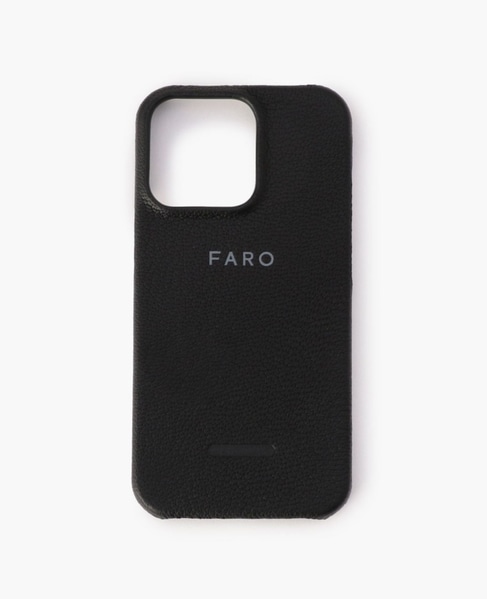 【men's】FARO/ファーロ Iphone 13 pro Flat  Shell Case フラットシェルケース / F2134S502 詳細画像 ブラック 1