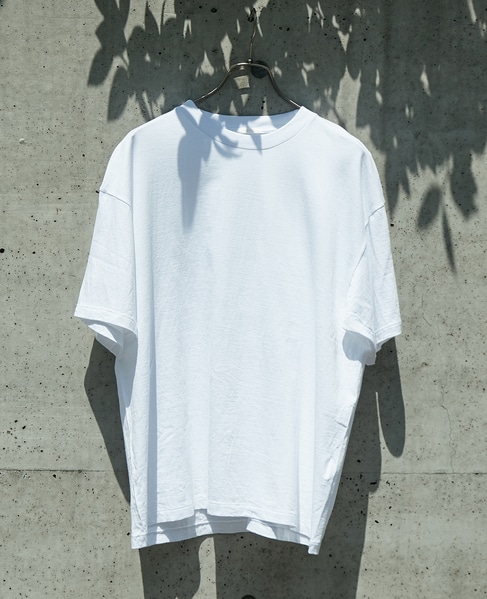 COMOLI/コモリ 空紡天竺半袖Tシャツ　A01-05008 カラーバリエーション画像 ホワイト 1