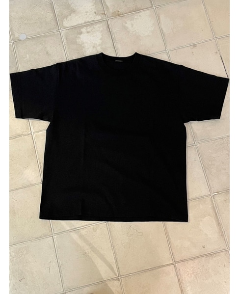 COMOLI/コモリ 空紡天竺半袖Tシャツ　A01-05008 詳細画像 ブラック 10