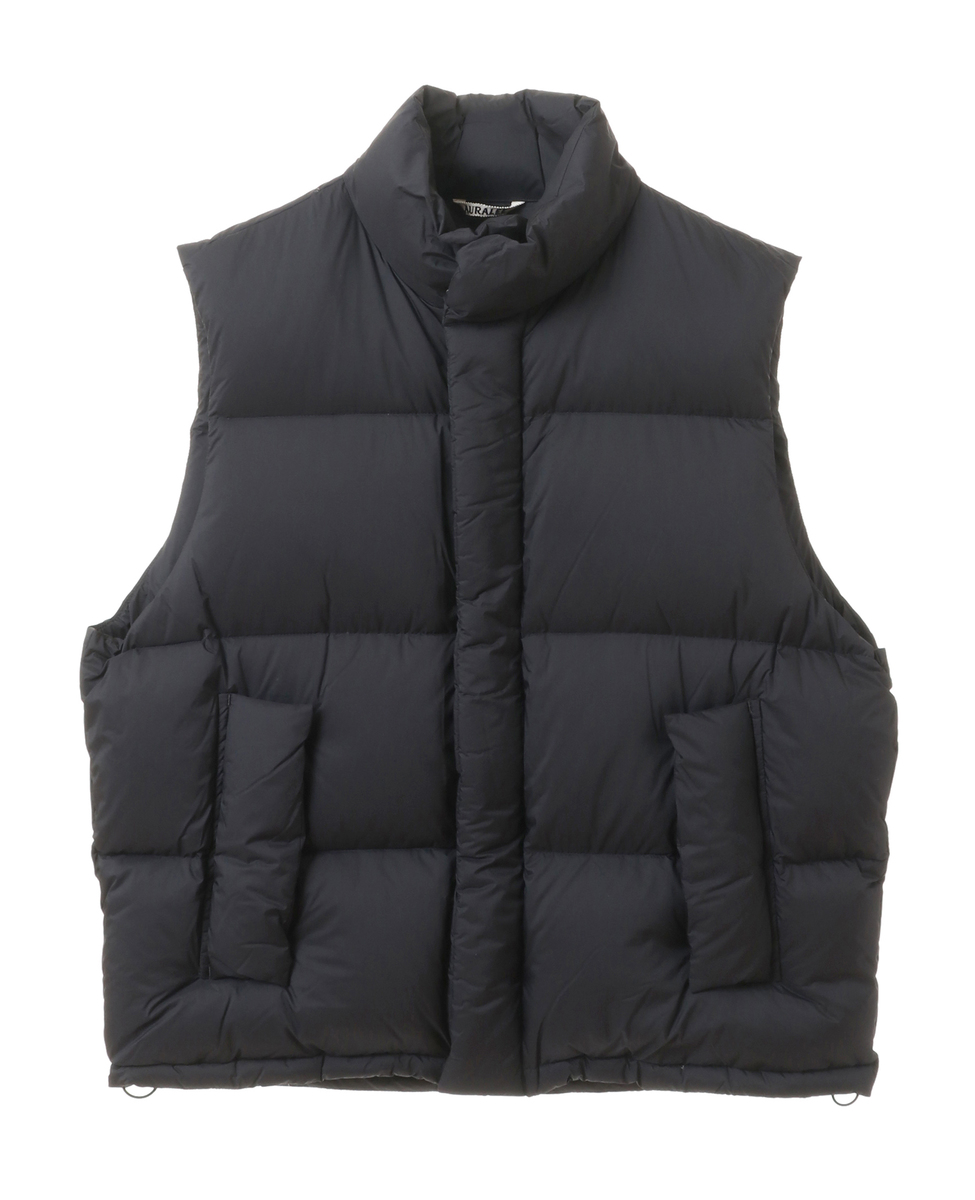 AURALEE / オーラリー SUPER LIGHT NYLON RIPSTOP DOWN VEST｜商品詳細