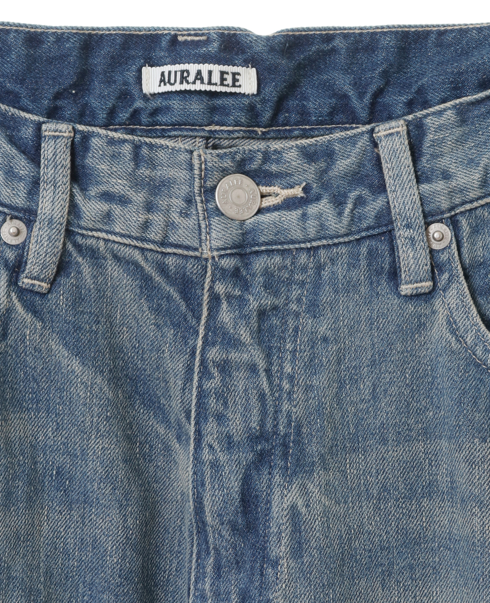 AURALEE / オーラリー SELVEDGE FADED LIGHT DENIM PANTS｜商品詳細