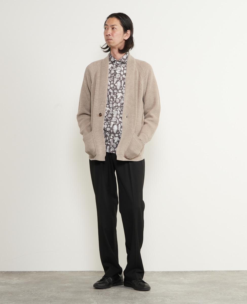 BATONER / バトナー BN-23FM-034 men 1BUTTON CARDIGAN ｜商品詳細