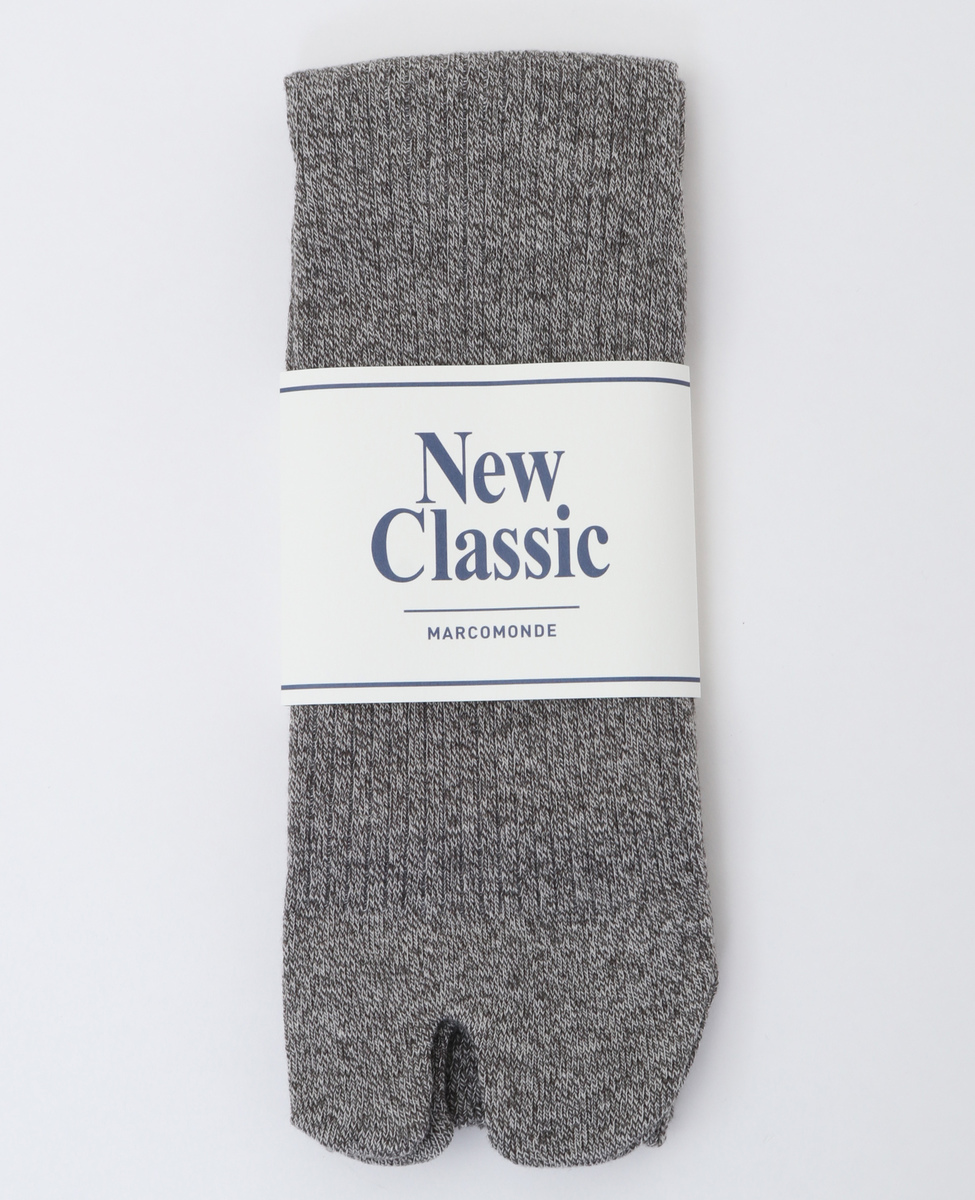 MARCOMONDE / マルコモンド basic ribbed tabi socks｜商品詳細