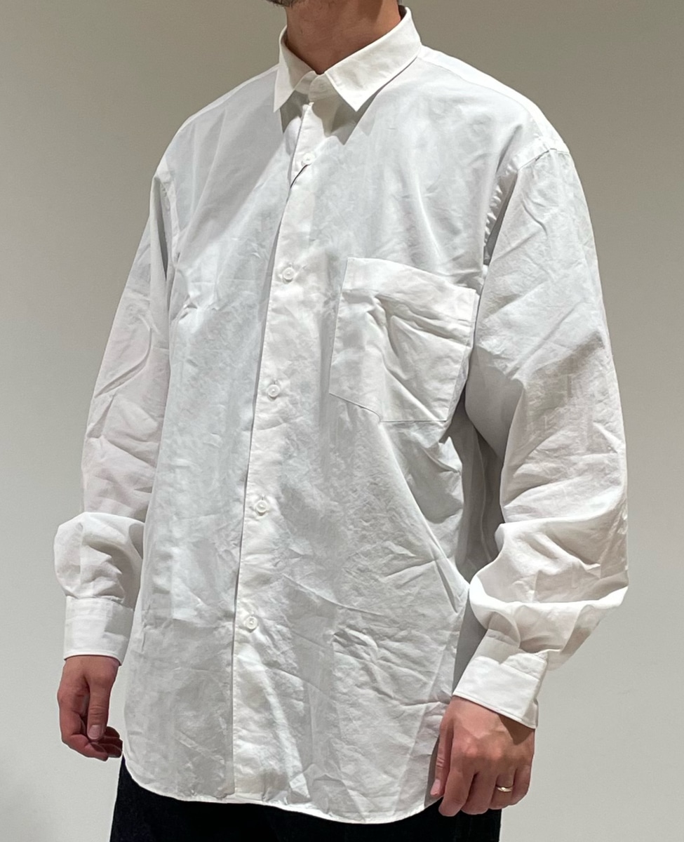 新製品在庫有り - COMOLI 23SS コモリシャツ SAX サイズ2 - 買蔵 