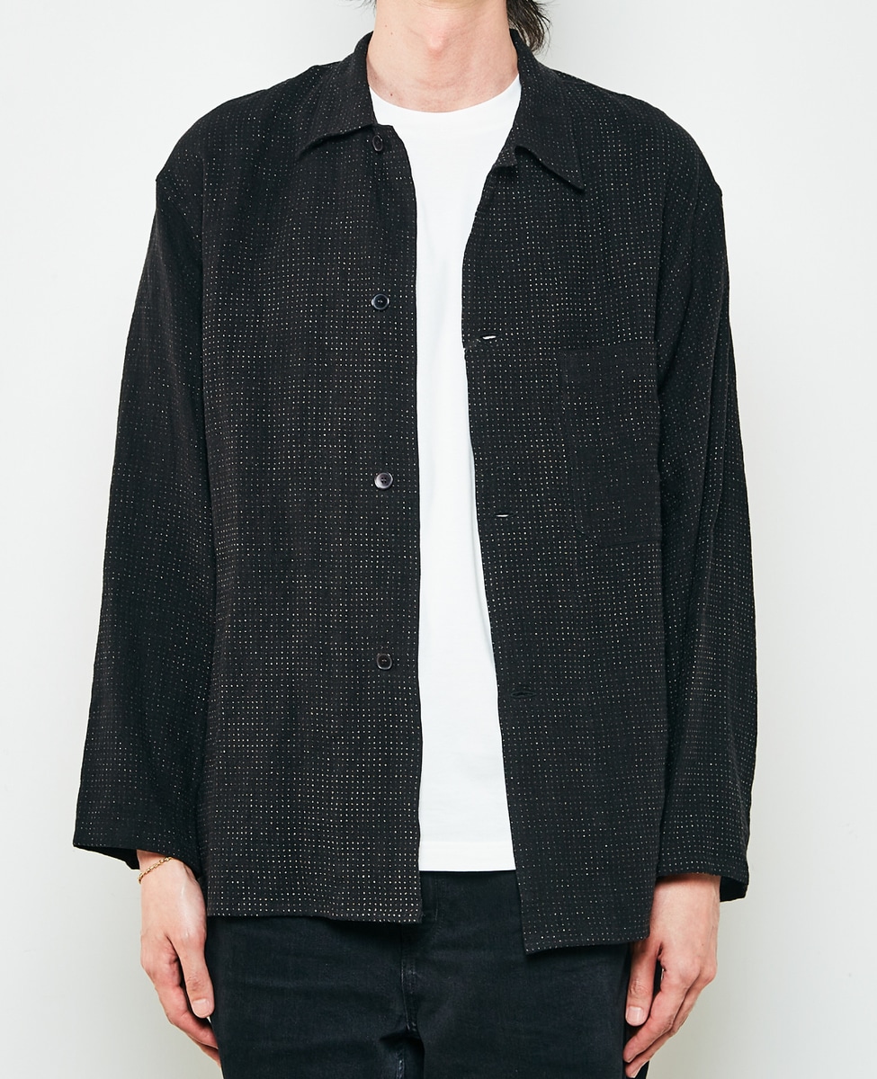 COMOLI リネンドット シャツジャケット X01-01027 サイズ1-
