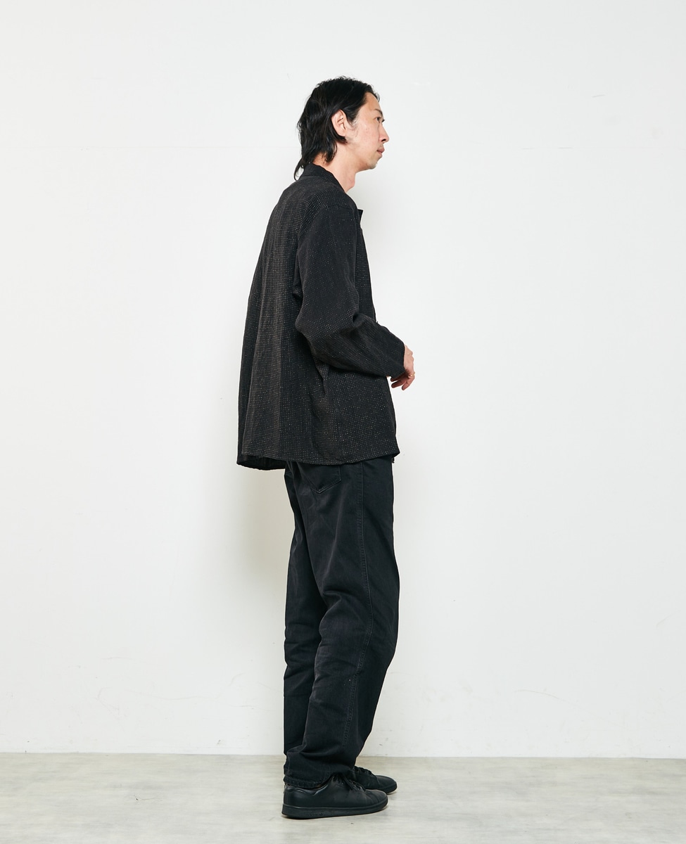 COMOLI/コモリ X01-01027 リネンドット シャツジャケット