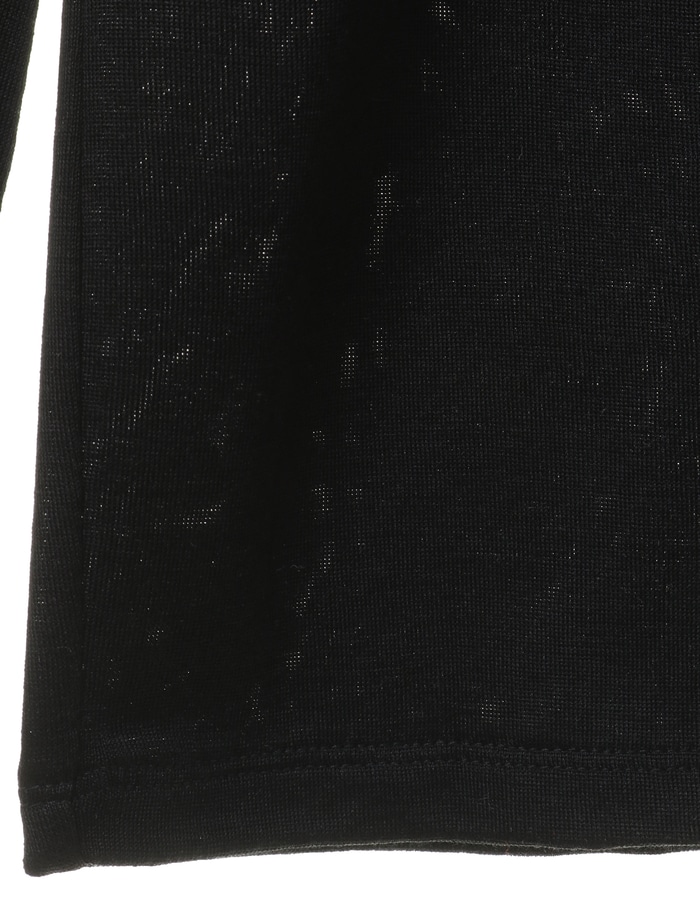 シルクカシミヤフライスクルーネックプルオーバー 詳細画像 ブラック 4