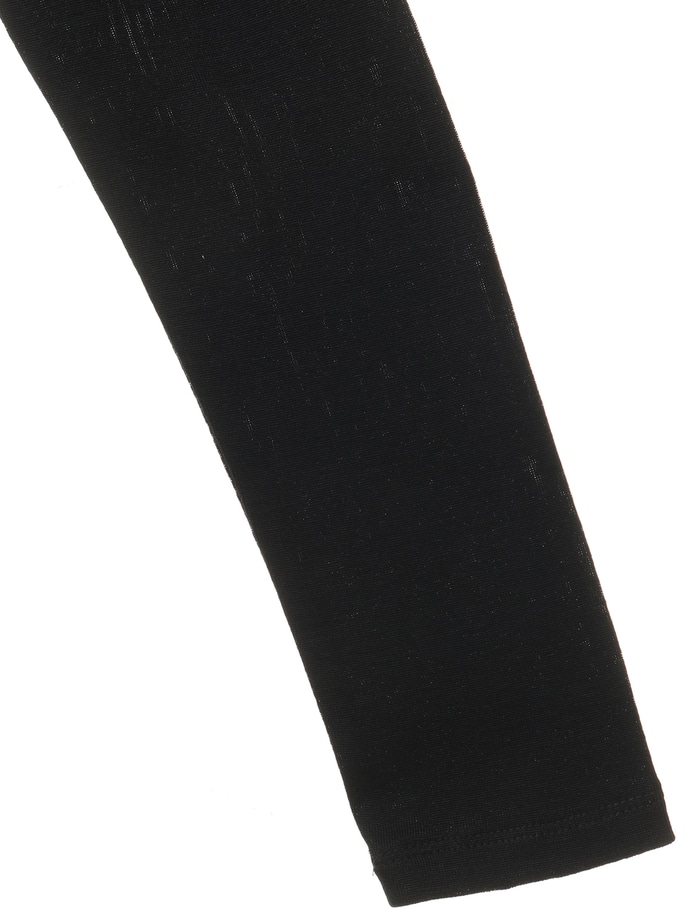 シルクカシミヤフライスクルーネックプルオーバー 詳細画像 ブラック 5