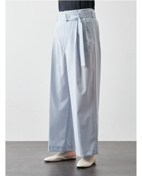 テーパードタックパンツ 詳細画像 ライトブルー 2