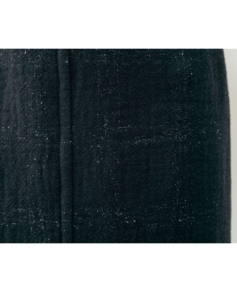 シャドウチェックタイトスカート 詳細画像 ブラック 7