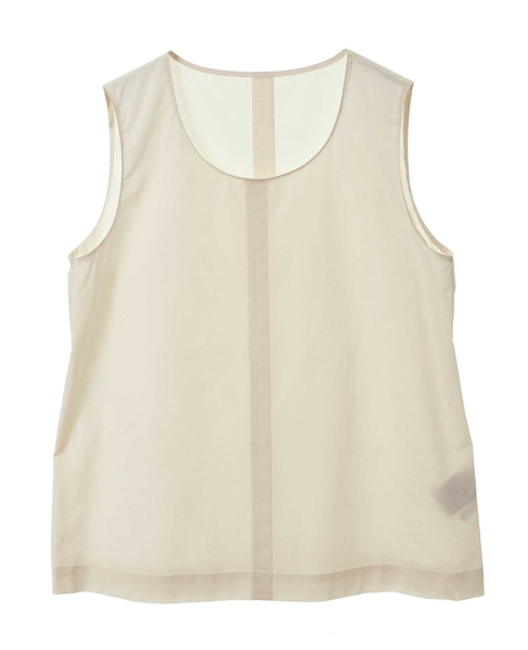 Uネックノースリーブ 詳細画像 ホワイト 4