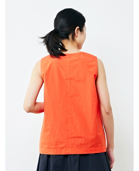 Uネックノースリーブ 詳細画像 オレンジ 3