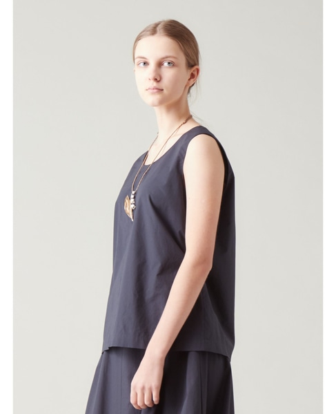 Uネックノースリーブ 詳細画像 ネイビー 2