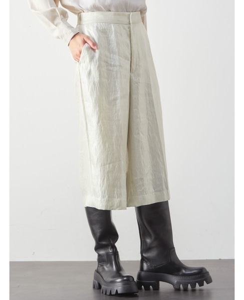 シャイニーハーフパンツ 詳細画像 アイボリー 2