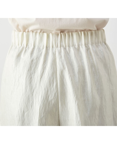 シャイニーハーフパンツ 詳細画像 アイボリー 6