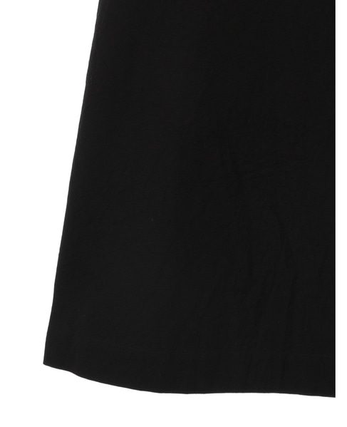 コットン混ラップスカート 詳細画像 ブラック 10