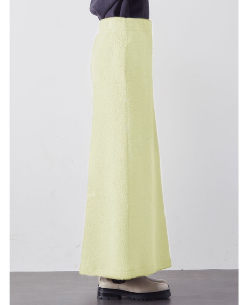 ボアIラインスカート 詳細画像 オフホワイト 2