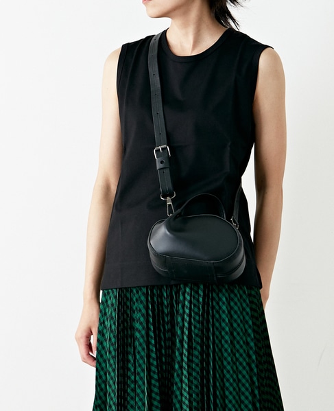 ロータスクリアジャージーノースリーブカットソー 詳細画像 ブラック 1