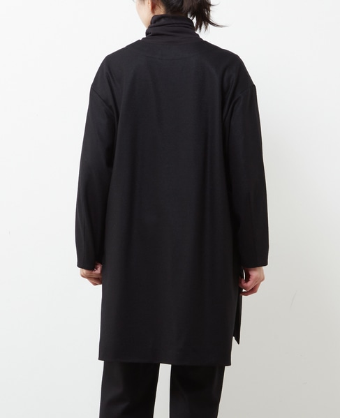 バランサーキュラーミルドVネックチュニックドレス 詳細画像 ブラック 5