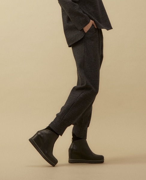 チョークストライプジョガーパンツ 詳細画像 チャコールグレー 2