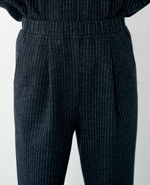 チョークストライプジョガーパンツ 詳細画像 チャコールグレー 4