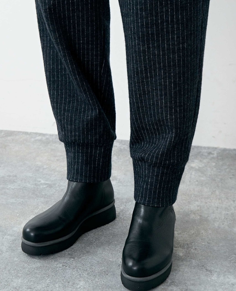 チョークストライプジョガーパンツ 詳細画像 チャコールグレー 7