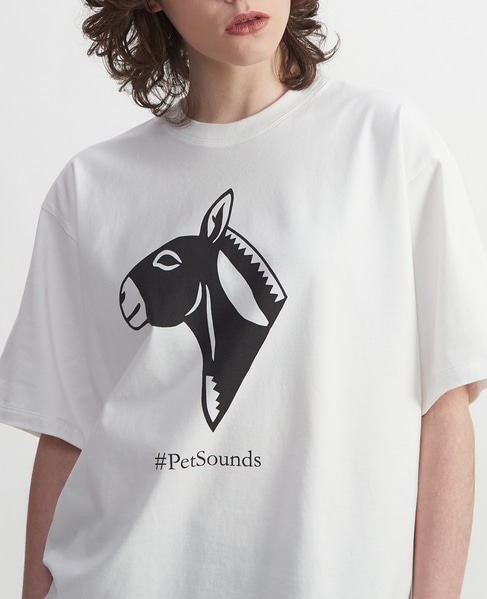 #PetSoundsアニマルプリントTシャツ 詳細画像 ホワイト 5