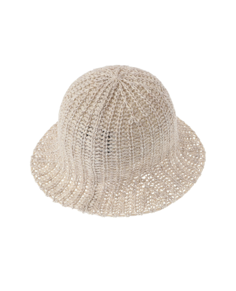 【mature ha./マチュアーハ】knit hat linen 詳細画像 ナチュラル 1