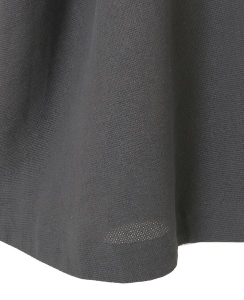 綿リネンパナマフレアーカーディガン 詳細画像 グレー 4