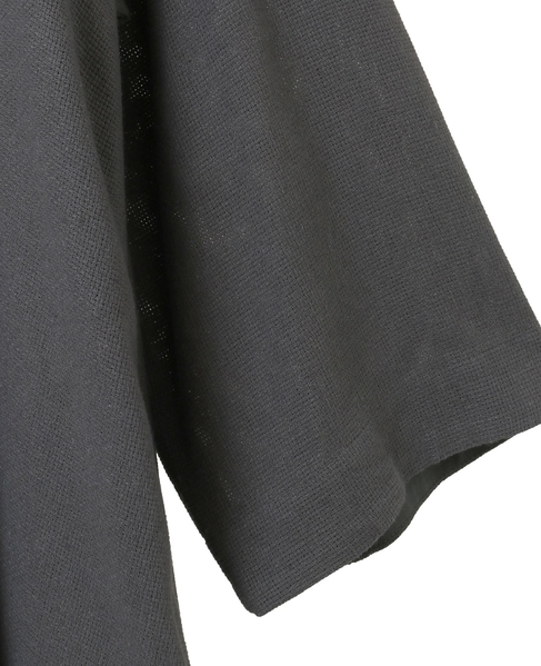 綿リネンパナマフレアーカーディガン 詳細画像 グレー 6