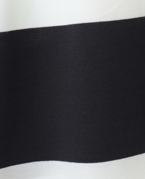 ビッグボーダーワイドパンツ 詳細画像 アイボリー×チャコール 5