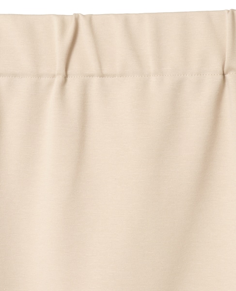 ハイテンションポンチウエストゴムストレートスカート 詳細画像 ベージュ 4