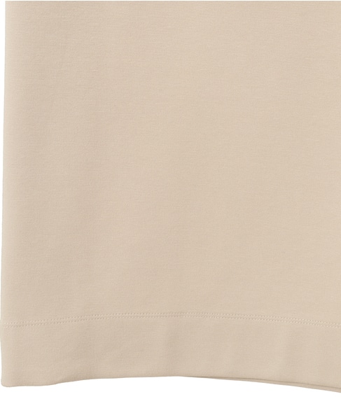 ハイテンションポンチウエストゴムストレートスカート 詳細画像 ベージュ 5