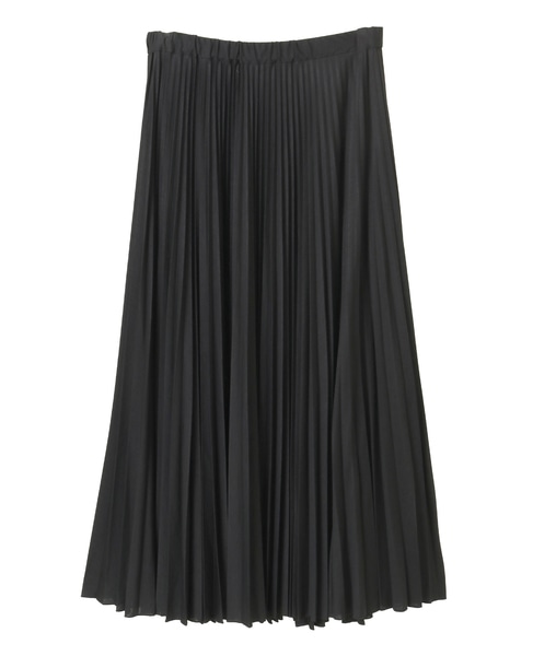 コンパクトプレーンジャージアコーディオンプリーツスカート 詳細画像 ブラック 1