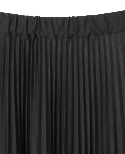 コンパクトプレーンジャージアコーディオンプリーツスカート 詳細画像 ブラック 3