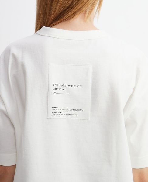 This T-shirt was made with love by_.T-shirt 詳細画像 ホワイト 3