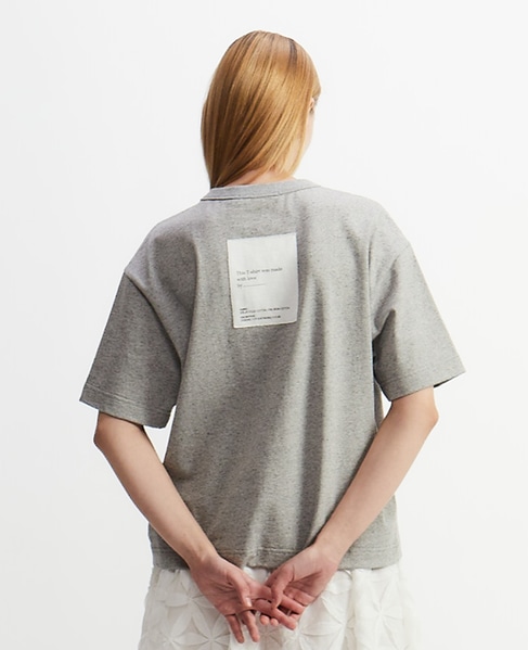This T-shirt was made with love by_.T-shirt 詳細画像 杢グレー 8