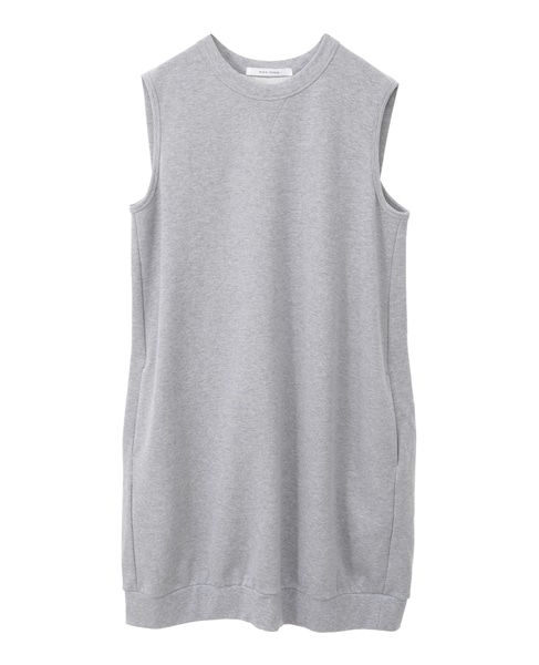 コットン裏毛ノースリーブプルオーバー 詳細画像 ライトグレー 1