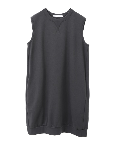 コットン裏毛ノースリーブプルオーバー 詳細画像 グレー 1