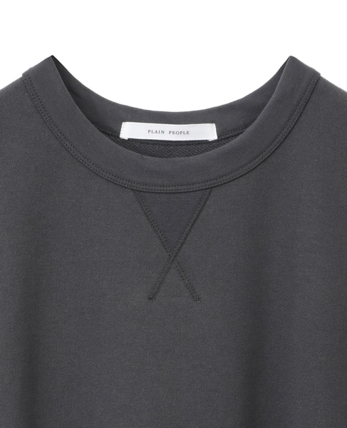 コットン裏毛ノースリーブプルオーバー 詳細画像 グレー 3