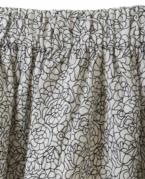 【Mii/ミー】スカート *別注 78BIS/SKIRT MANTOU_EMBROIDERED 詳細画像 ホワイト 4