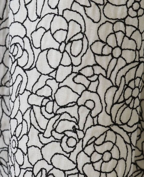 【Mii/ミー】スカート *別注 78BIS/SKIRT MANTOU_EMBROIDERED 詳細画像 ホワイト 6