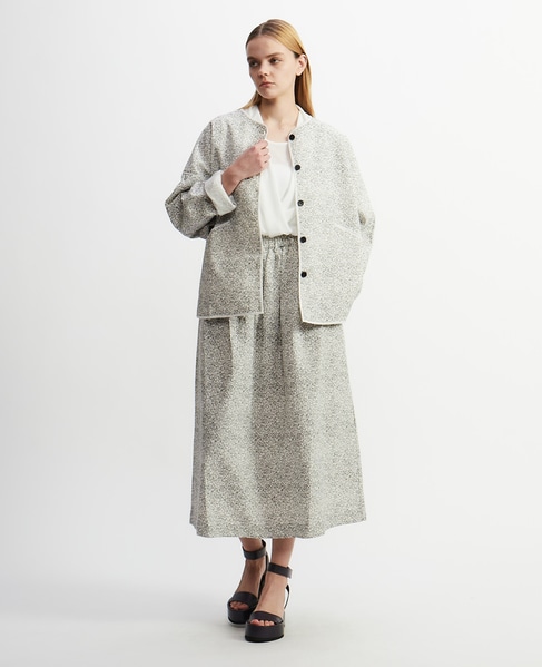 【Mii/ミー】スカート *別注 78BIS/SKIRT MANTOU_EMBROIDERED 詳細画像 ホワイト 8