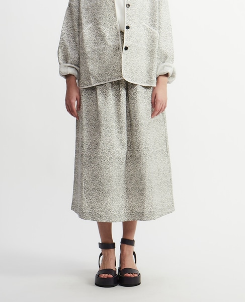 【Mii/ミー】スカート *別注 78BIS/SKIRT MANTOU_EMBROIDERED 詳細画像 ホワイト 9