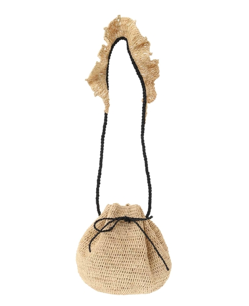 【MAISON N.H PARIS/メゾンエヌアッシュパリ】バッグ/ALMA - SHOULDER BAG 詳細画像 ナチュラル 1