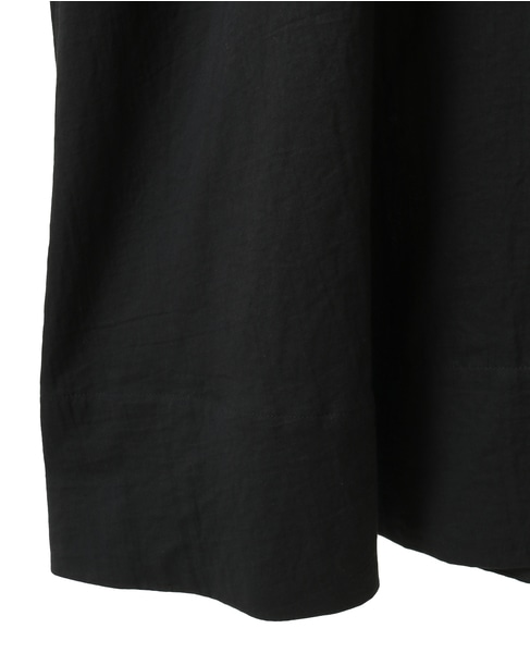 ダブルガーゼVネックノースリーブワンピース 詳細画像 ブラック 6