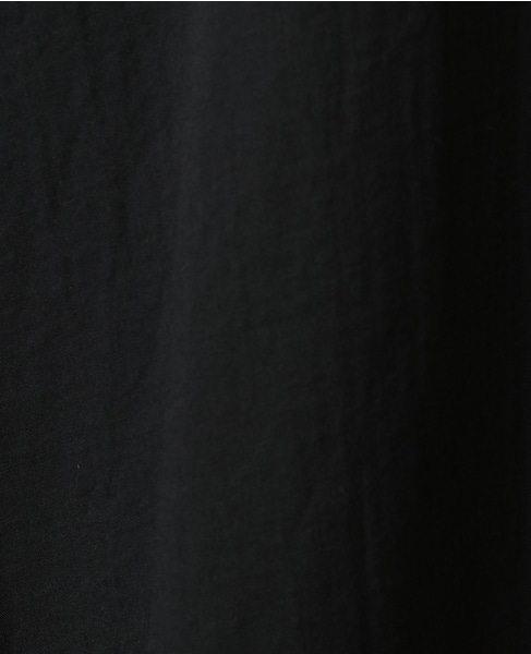 ダブルガーゼVネックノースリーブワンピース 詳細画像 ブラック 7