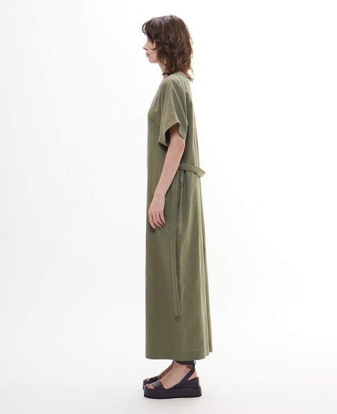 ダブルガーゼウエストベルトオールインワン 詳細画像 カーキ 3